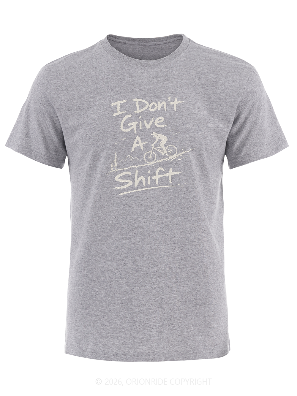 Orionride I Don't Give A Shift Short Sleeves Bike T-Shirt
