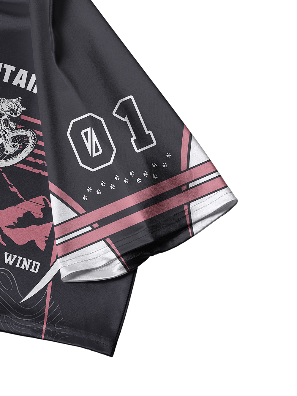 Orionride Meowntain Cat Women's Sports Crop Jersey