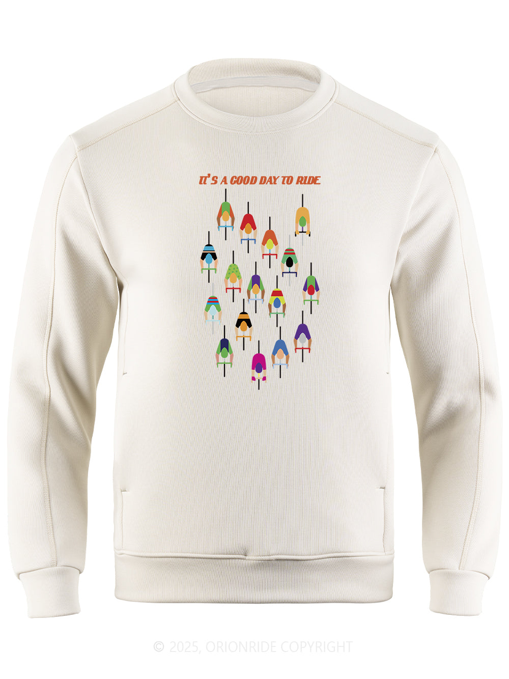 Orionride Good Day to Ride Long Sleeve Bike Sweatshirt