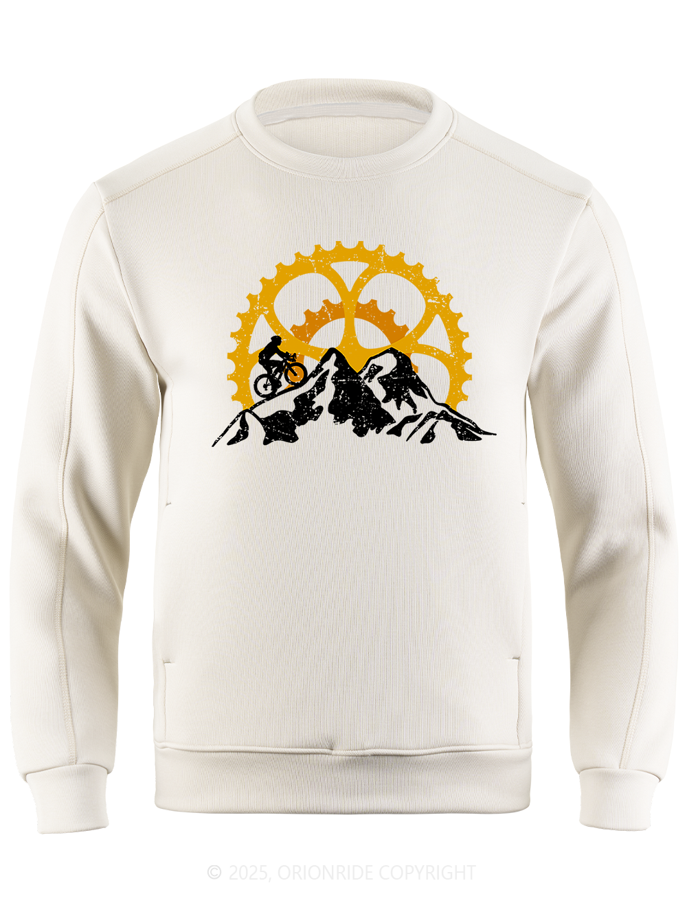 Orionride Gearwheal Long Sleeve Bike Sweatshirt