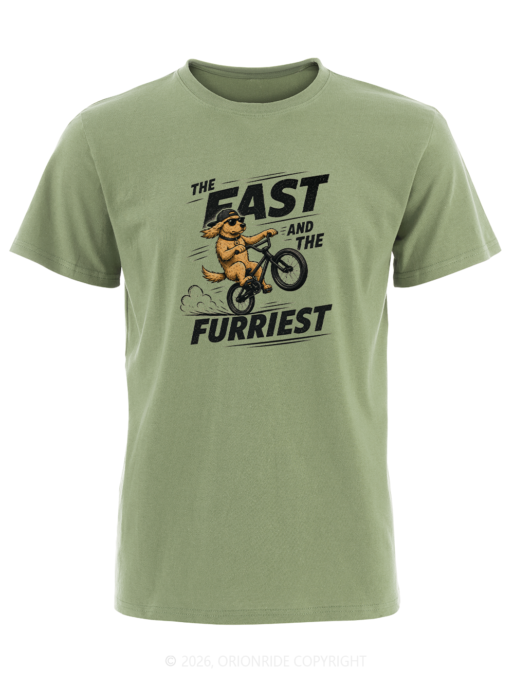 Orionride The Fast And The Furriest Short Sleeves Bike T-Shirt