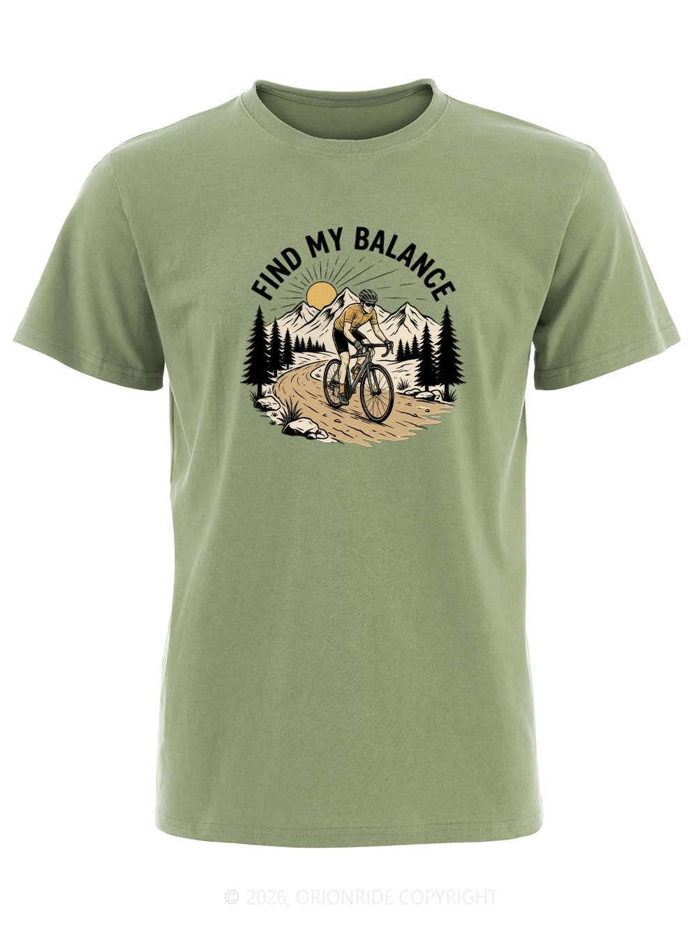 Orionride Find My Balance Short Sleeves Bike T-Shirt