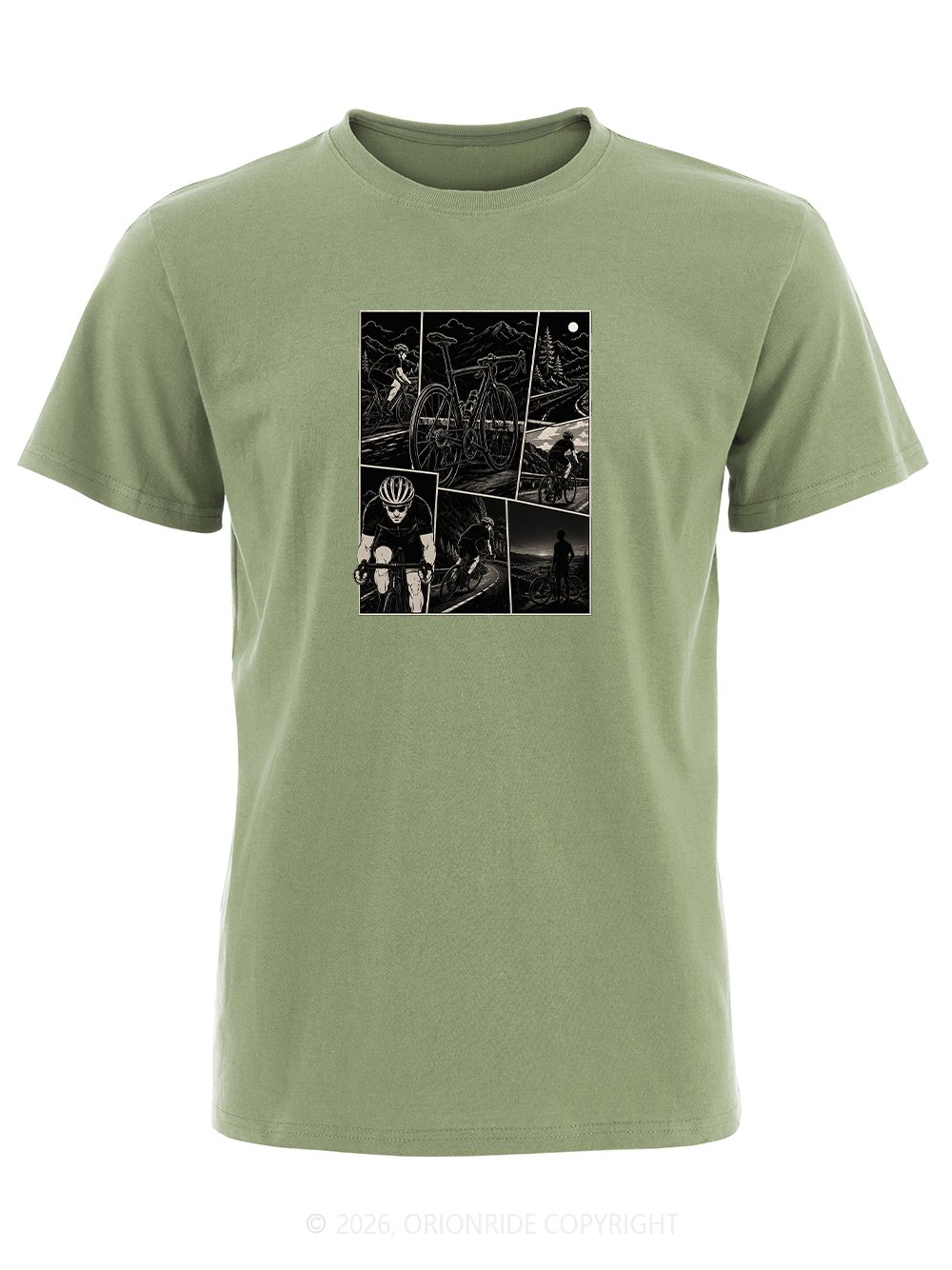 Orionride Comic Books Short Sleeves Bike T-Shirt