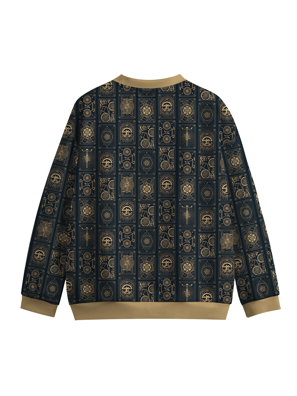 Orionride Bicycle Cards Crew Neck Pullover Sweatshirt