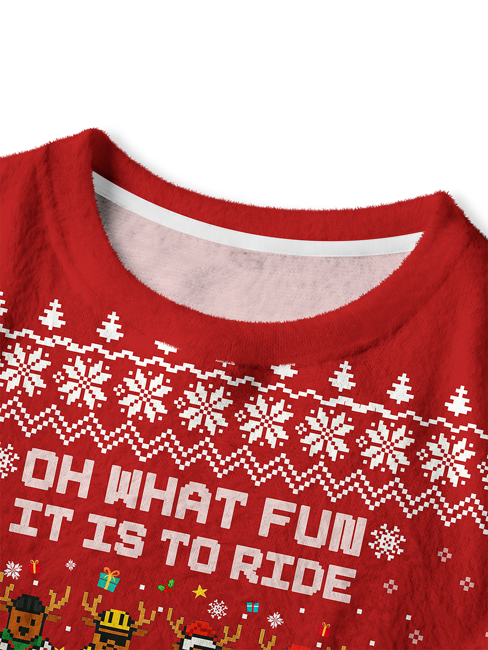 Orionride Christmas Reindeer Women's Crop Sweaters