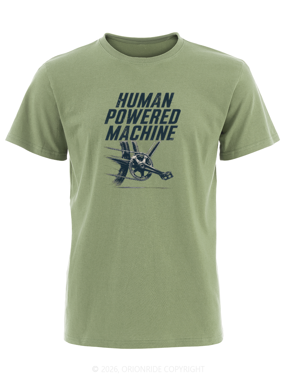 Orionride Human-Powered Machine Short Sleeves Bike T-Shirt