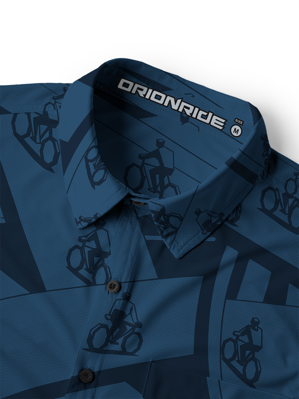 Orionride Navigating The City Men's Stretchy Breathable Long Sleeve Gravel Shirt