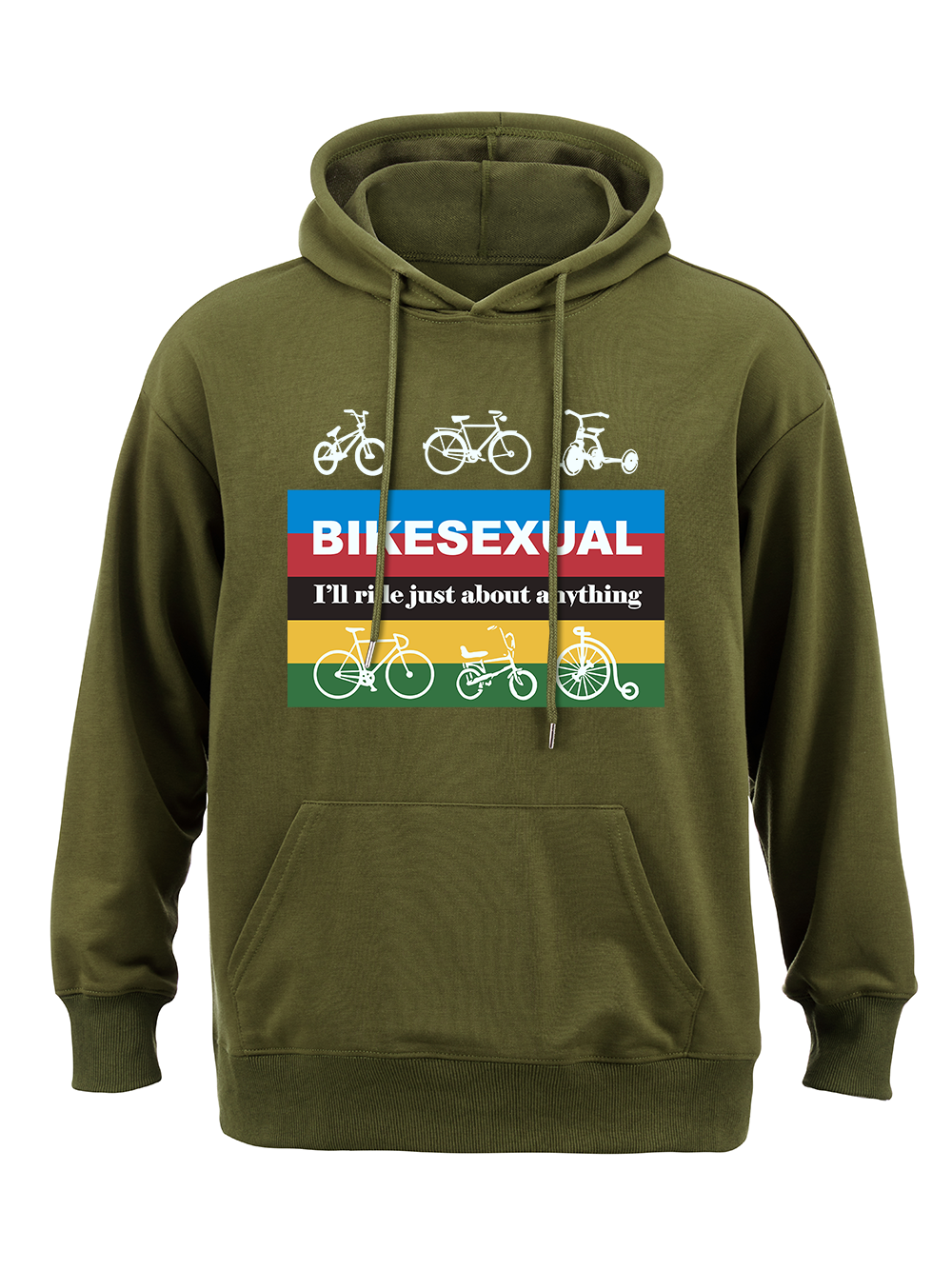 Orionride Color Strip Cycling Classic Hoodie
