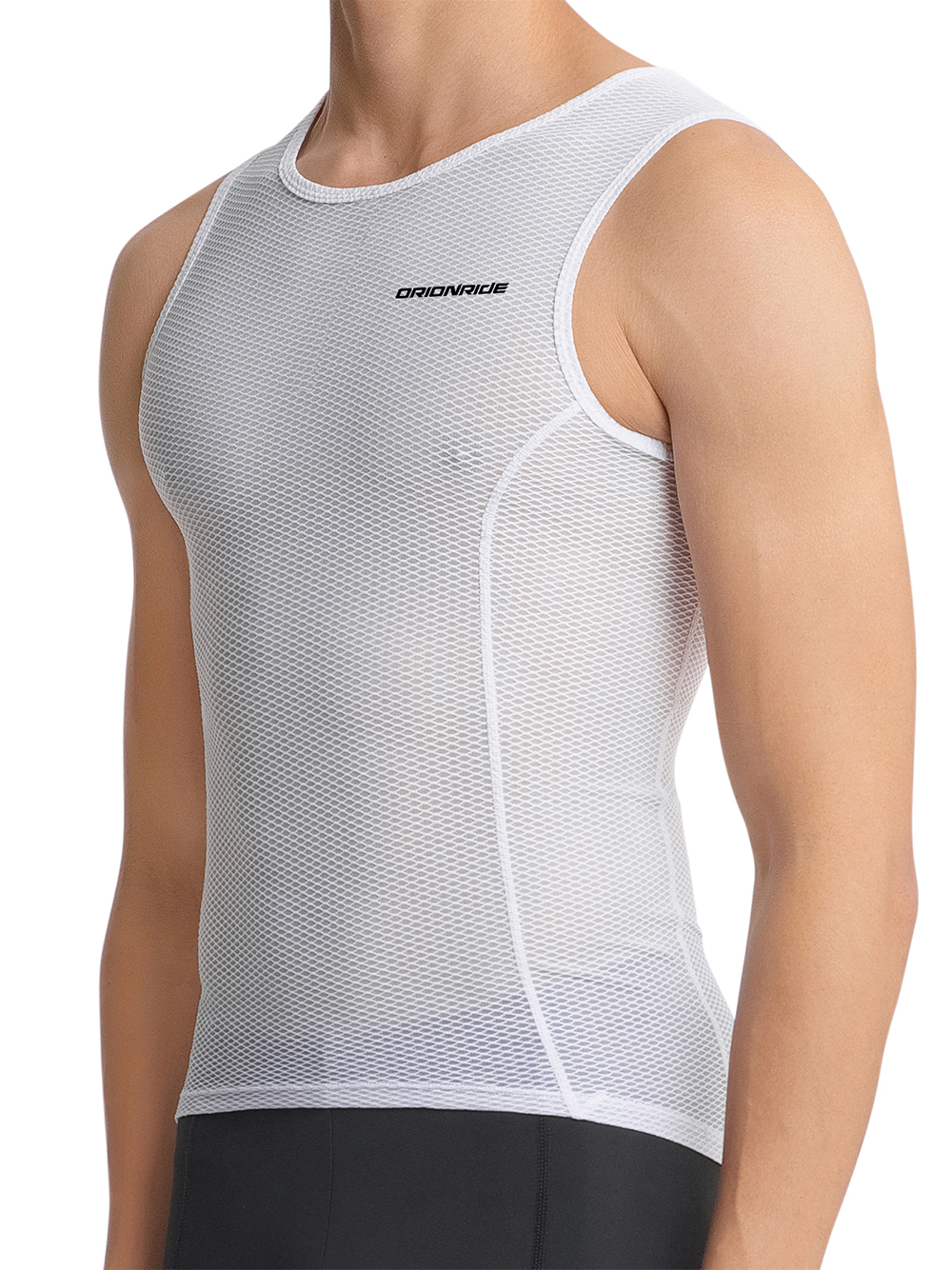 Orionride Anti-Sweat Quick Dry Sleeveless Cycling Base Layer White