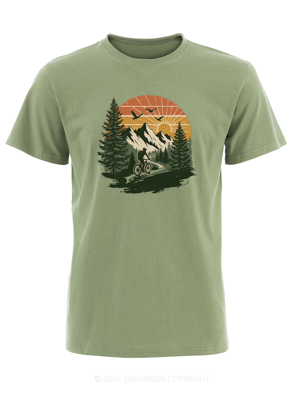 Orionride Wilderness Scenery Short Sleeves Bike T-Shirt
