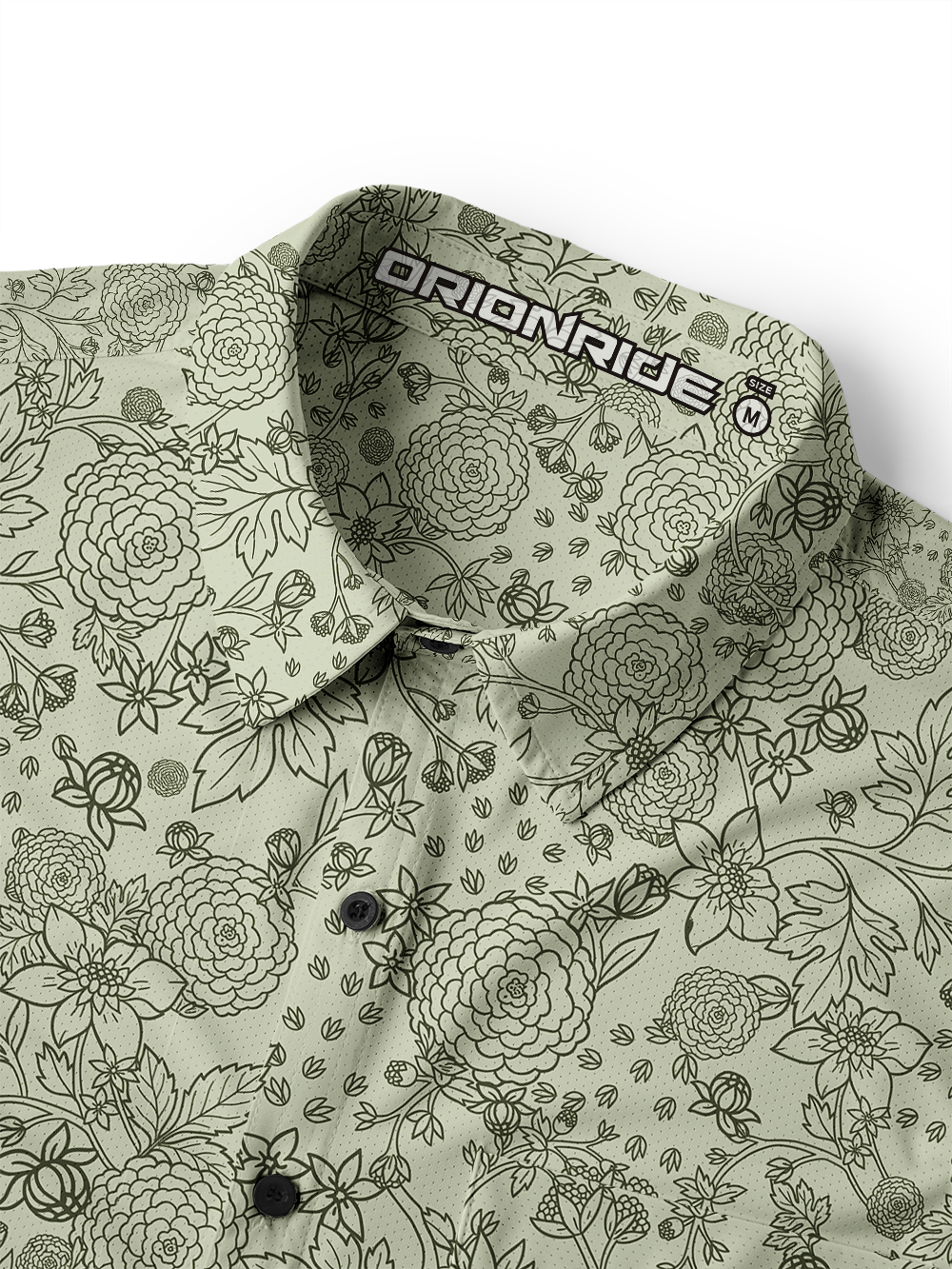 Orionride Flower Balls Formed A Cluster Men's Stretchy Breathable Long Sleeve Gravel Shirt