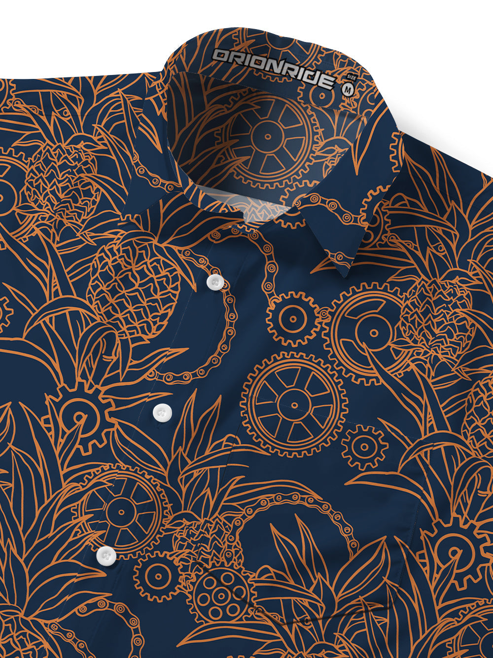 Orionride Short Sleeves Pineapple Isle Ultra Lightweight Hawaiian shirt