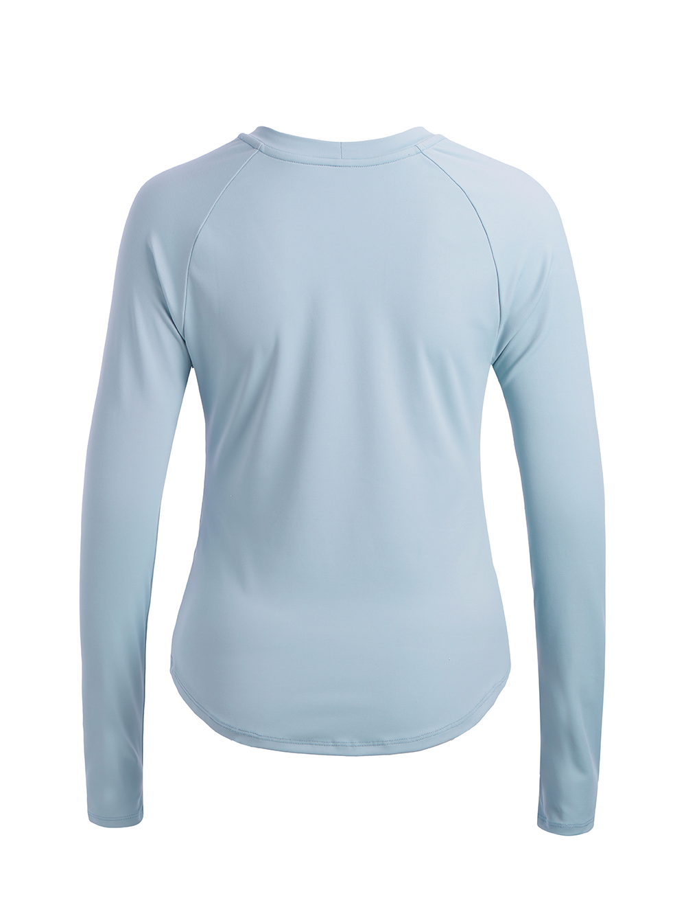 Orionride Women's Zipper Pockets Thumb Holes Long Sleeve Cycling Shirt Blue