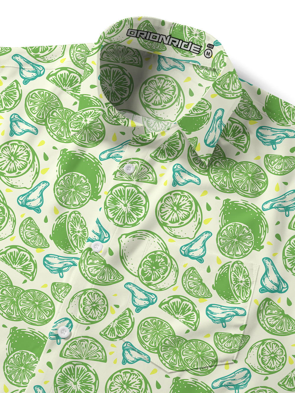 Orionride Juicy Lemon Ultra Lightweight Short Sleeves Hawaiian shirt