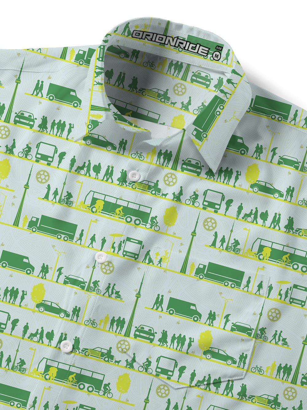 Orionride Stroll Toronto Ultra Lightweight Short Sleeves Hawaiian shirt