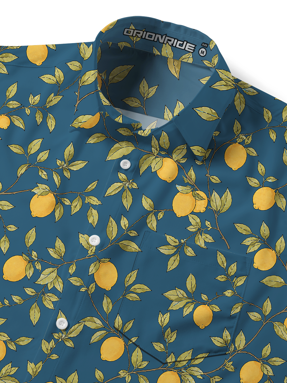 Orionride Lemon Grove Zipper Pockets Ultra Lightweight Short Sleeves Gravel Shirt