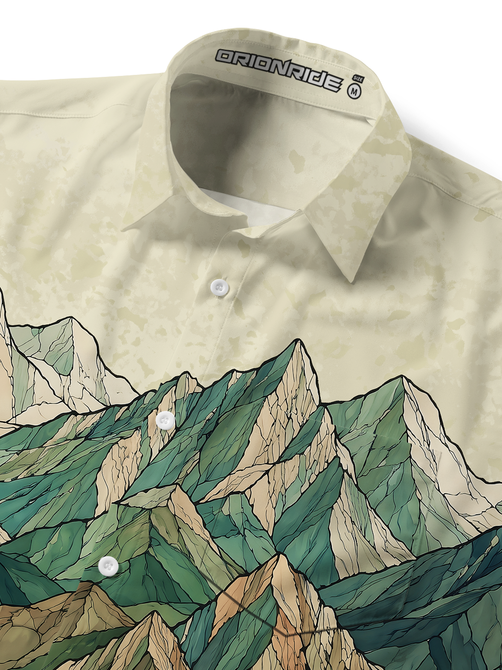 Orionride Green Mountain Ride Zipper Pockets Ultra Lightweight Short Sleeves Gravel Shirt