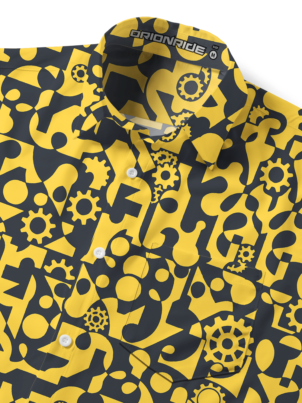 Orionride Gear Puzzle Zipper Pockets Ultra Lightweight Short Sleeves Gravel Shirt