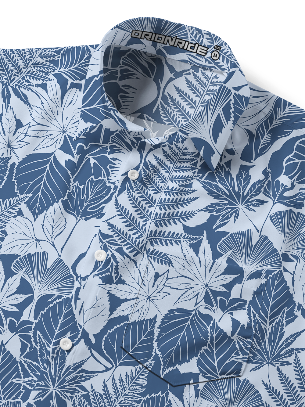 Orionride Leaf Collection Zipper Pockets Ultra Lightweight Short Sleeves Gravel Shirt