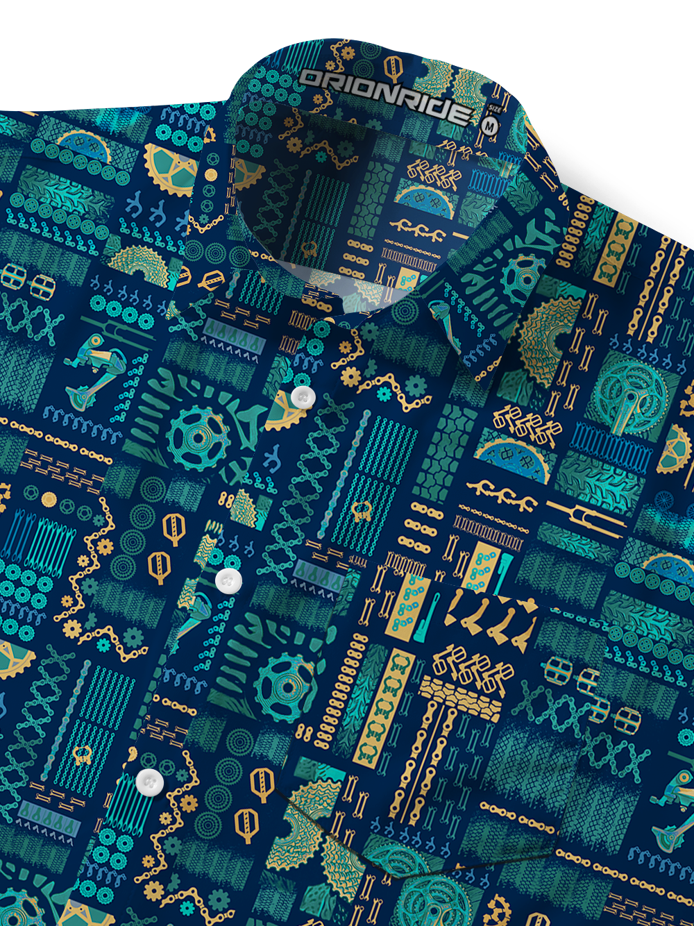 Orionride Assemble Parts Zipper Pockets Ultra Lightweight Short Sleeves Gravel Shirt