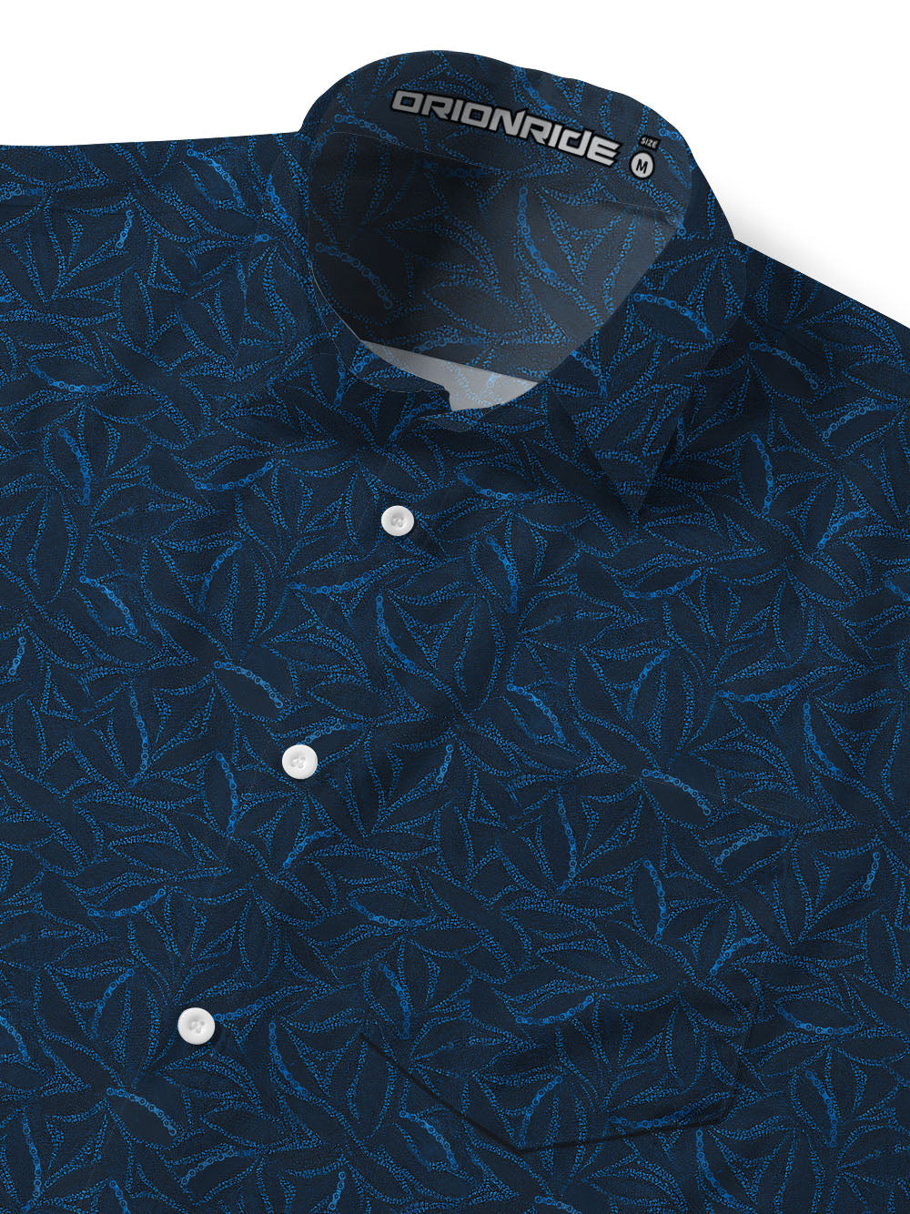 Orionride Chain Lattice Zipper Pockets Ultra Lightweight Short Sleeves Gravel Shirt