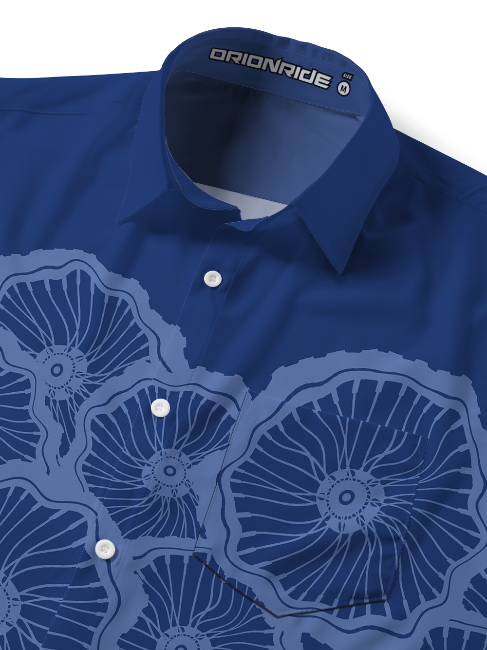 Orionride Wheeled Mirage Flux Zipper Pockets Ultra Lightweight Short Sleeves Gravel Shirt