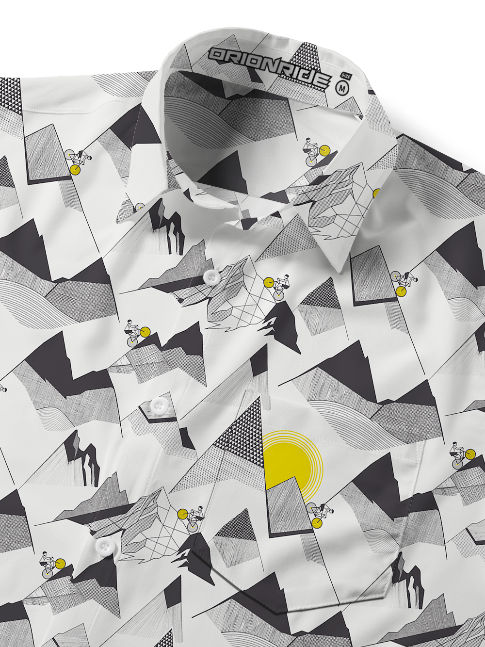 Orionride Steep Rock Walls Zipper Pockets Ultra Lightweight Short Sleeves Gravel Shirt