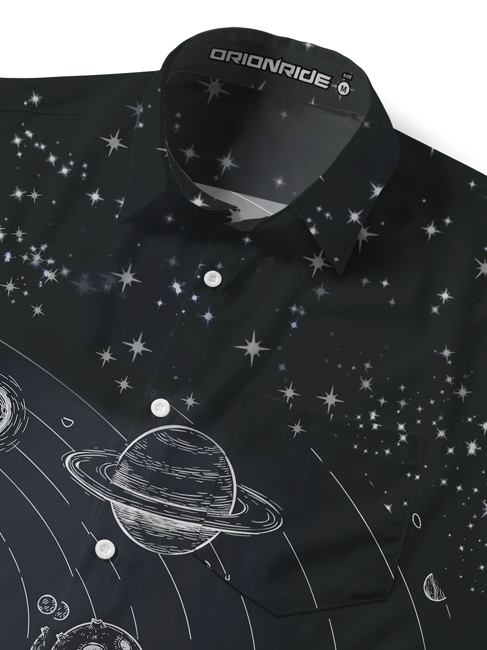 Orionride Star Trek Zipper Pockets Ultra Lightweight Short Sleeves Gravel Shirt