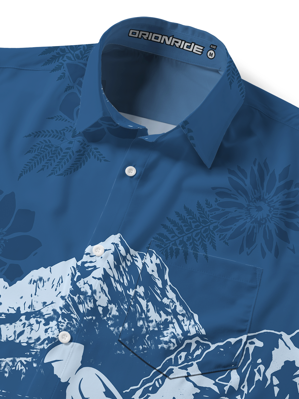 Orionride Never Give Up Zipper Pockets Ultra Lightweight Short Sleeves Gravel Shirt