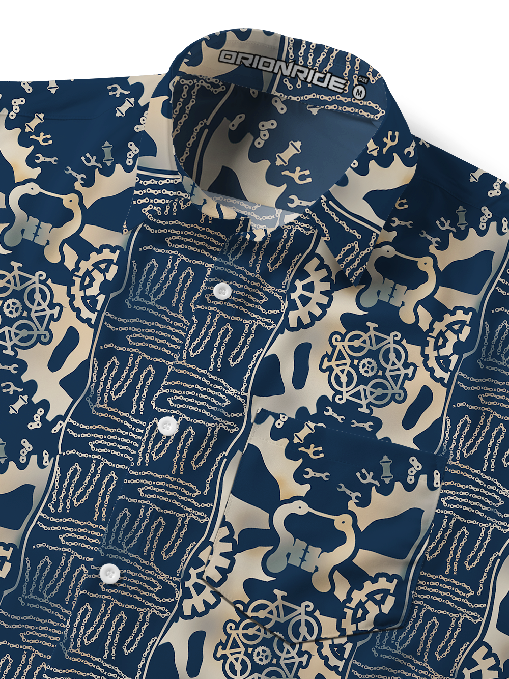 Orionride Precision Parts Zipper Pockets Ultra Lightweight Short Sleeves Gravel Shirt