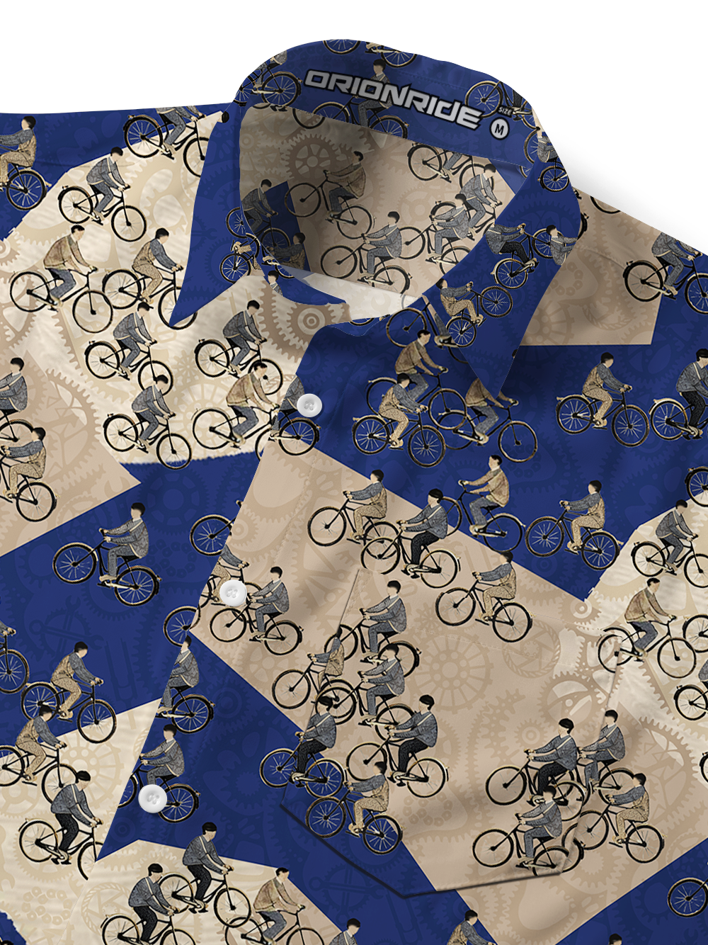 Orionride Cyclist Gathering Zipper Pockets Ultra Lightweight Short Sleeves Gravel Shirt