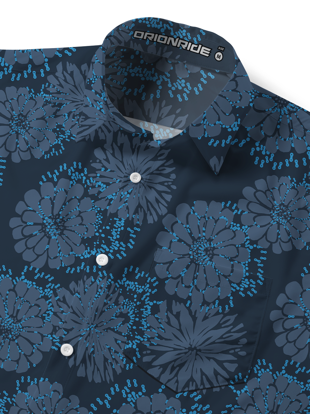 Orionride Petal Edges Zipper Pockets Ultra Lightweight Short Sleeves Gravel Shirt
