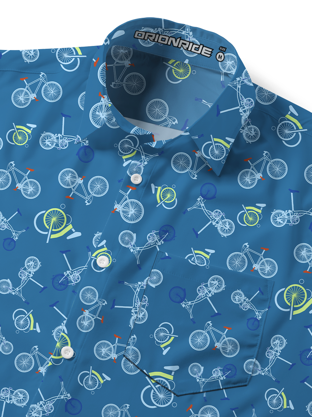 Orionride Bicycle World Zipper Pockets Ultra Lightweight Short Sleeves Gravel Shirt