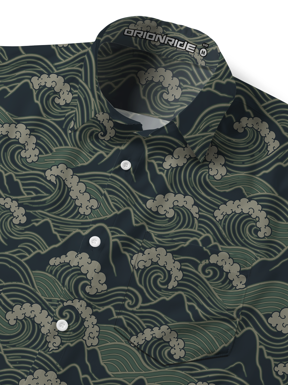 Orionride Mountain Wave Weave Zipper Pockets Ultra Lightweight Short Sleeves Gravel Shirt