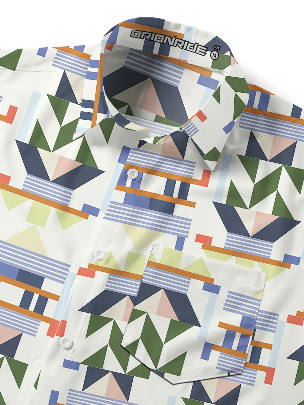 Orionride Layered Buildings Zipper Pockets Ultra Lightweight Short Sleeves Gravel Shirt