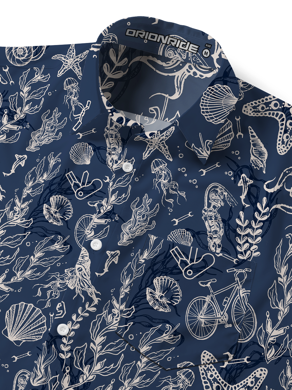 Orionride Shell Bicycle Zipper Pockets Ultra Lightweight Short Sleeves Gravel Shirt