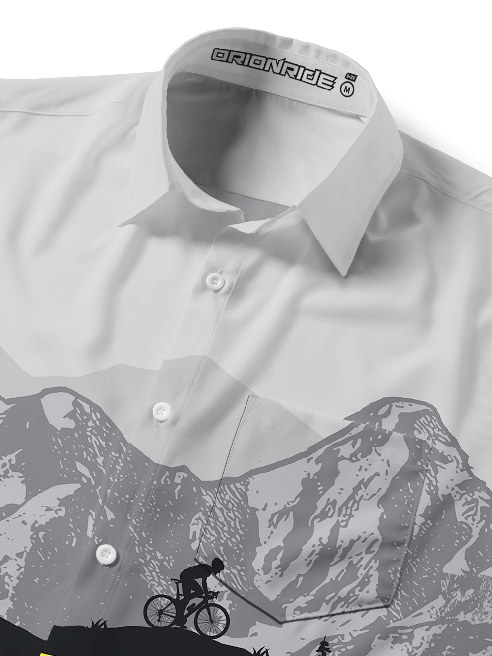 Orionride Layered Mountain Rangese Zipper Pockets Ultra Lightweight Short Sleeves Gravel Shirt
