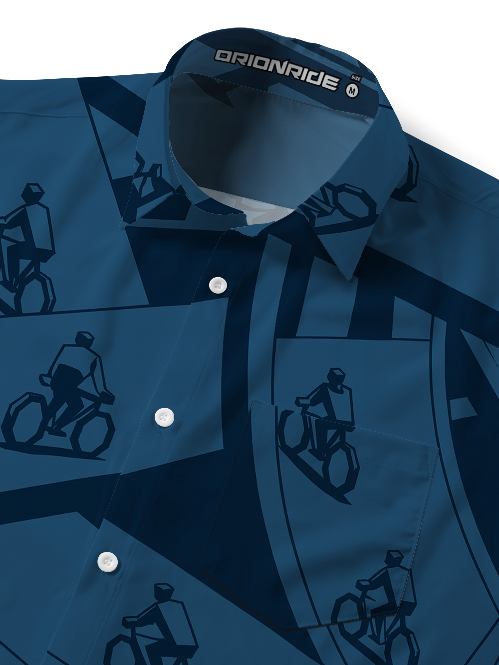 Orionride Navigating The City Zipper Pockets Ultra Lightweight Short Sleeves Gravel Shirt