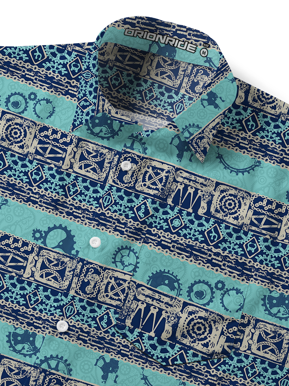 Orionride Gear Assembly Zipper Pockets Ultra Lightweight Short Sleeves Gravel Shirt