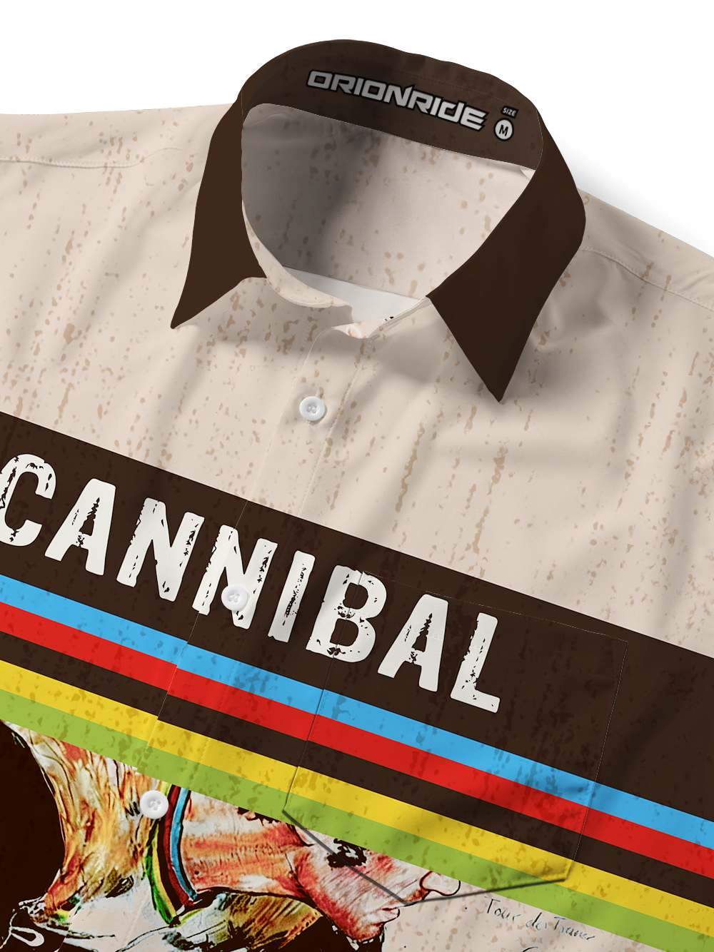 Orionride CANNIBAL Zipper Pockets Ultra Lightweight Short Sleeves Gravel Shirt