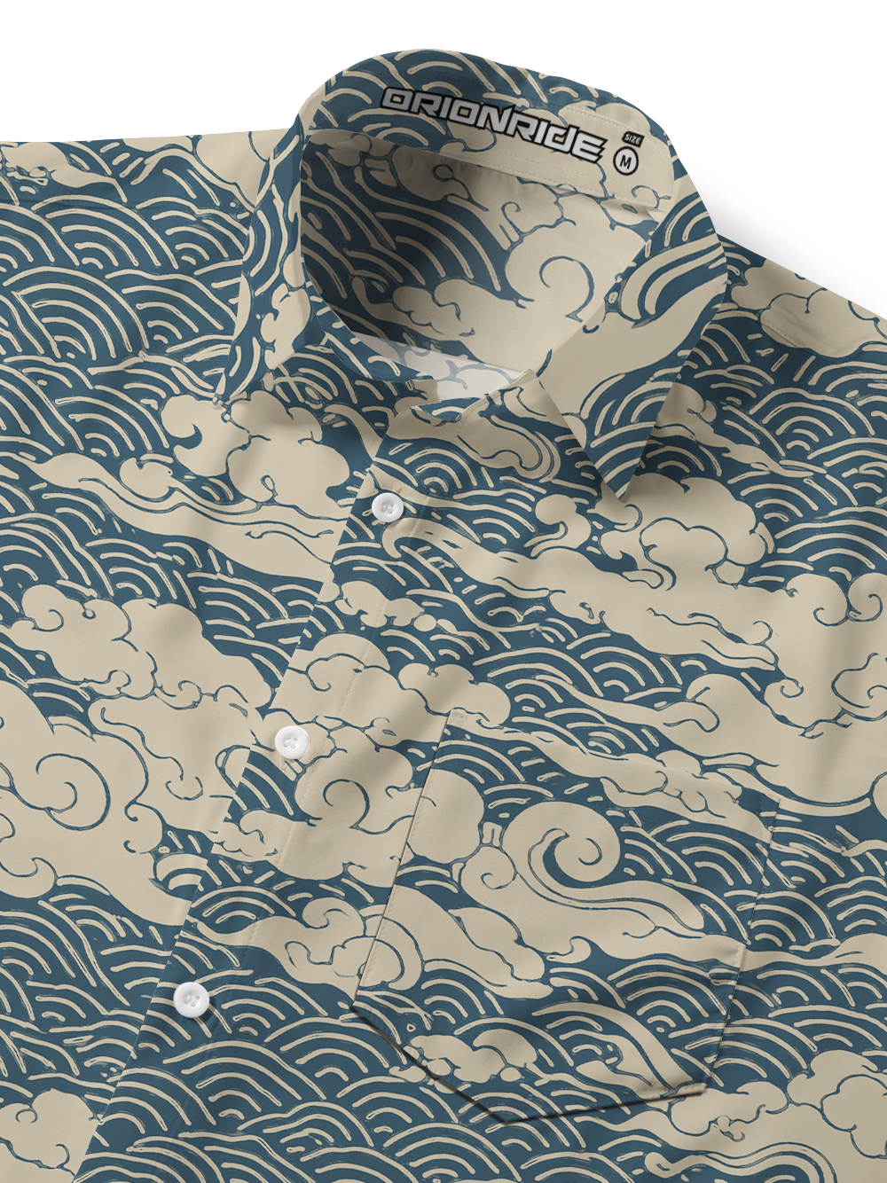 Orionride Above The Clouds Zipper Pockets Ultra Lightweight Short Sleeves Gravel Shirt