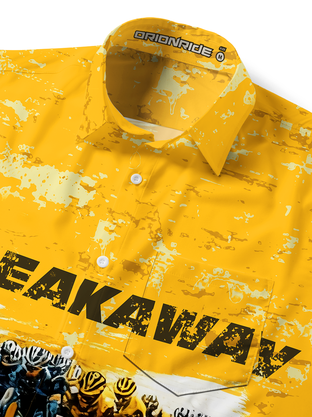 Orionride Breakaway Zipper Pockets Ultra Lightweight Short Sleeves Gravel Shirt