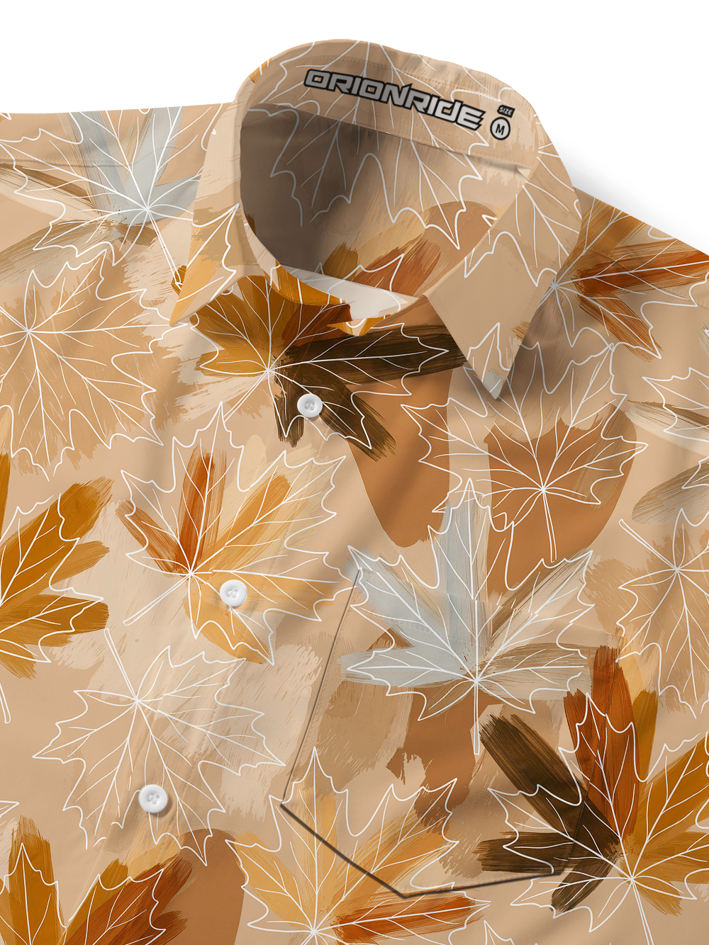 Orionride Dual Leaf Zipper Pockets Ultra Lightweight Short Sleeves Gravel Shirt
