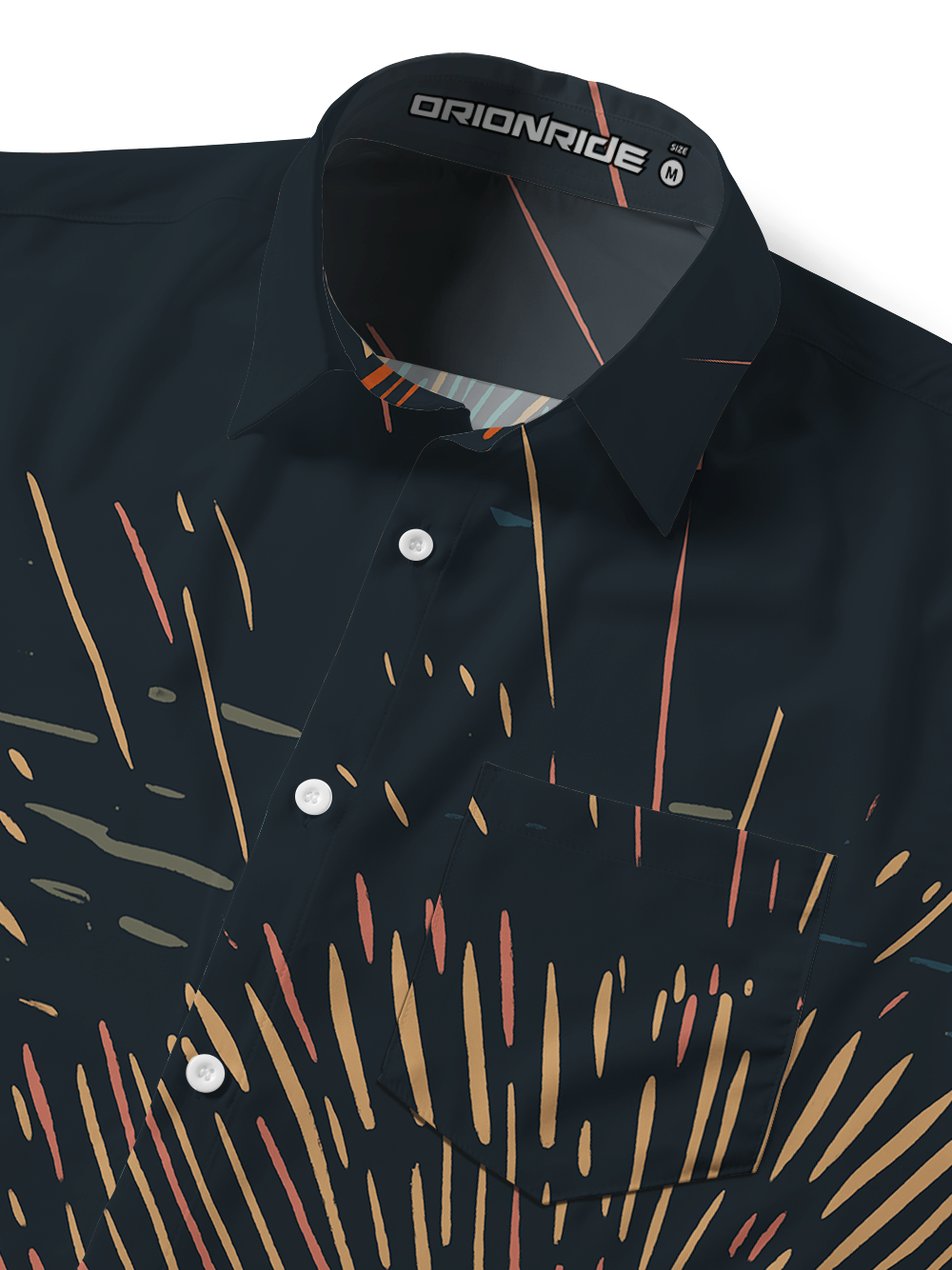 Orionride Sunrise Light Zipper Pockets Ultra Lightweight Short Sleeves Gravel Shirt