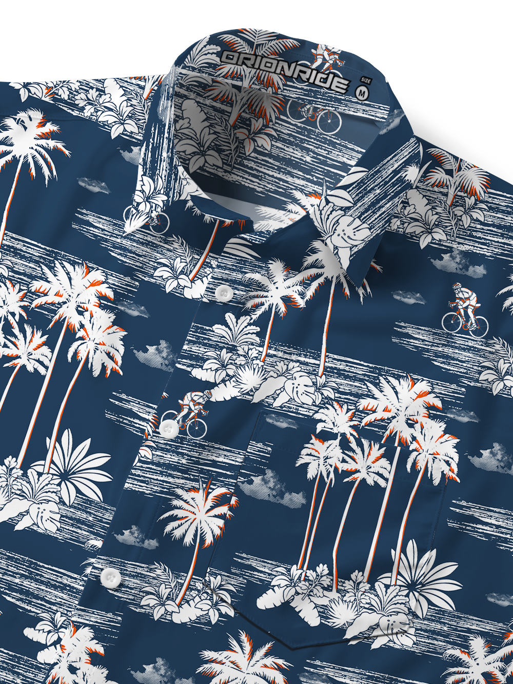 Orionride Island Trip Zipper Pockets Ultra Lightweight Short Sleeves Gravel Shirt