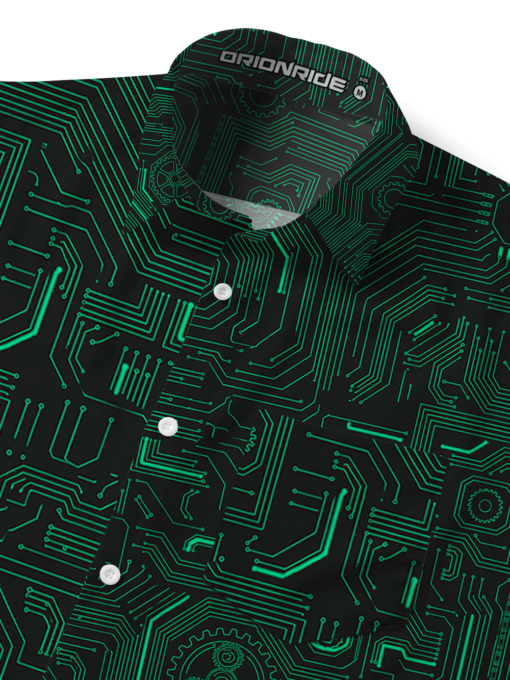 Orionride Circuit Connection Zipper Pockets Ultra Lightweight Short Sleeves Gravel Shirt