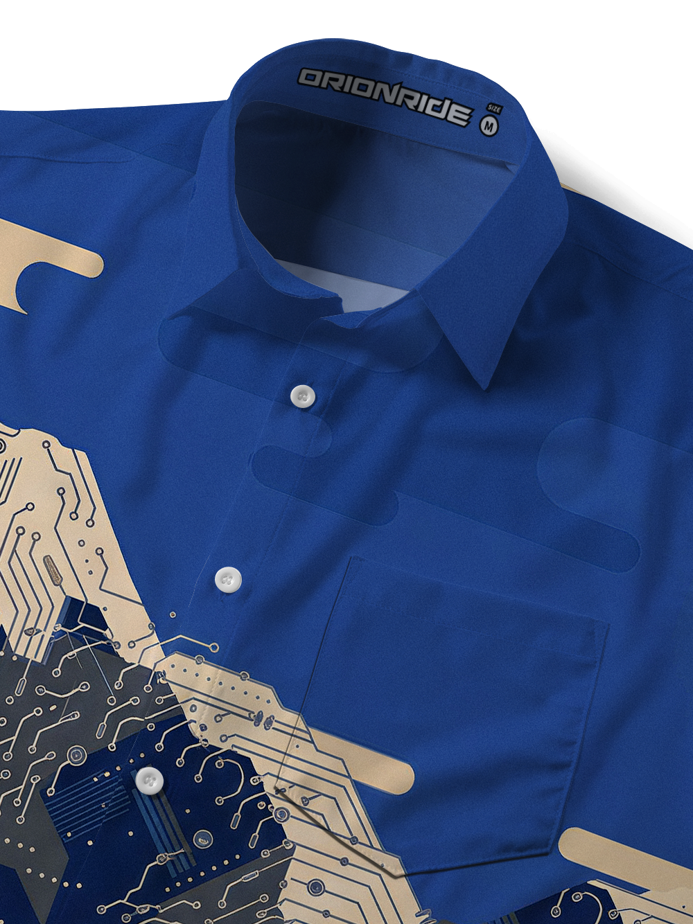 Orionride Circuit Mountains Zipper Pockets Ultra Lightweight Short Sleeves Gravel Shirt