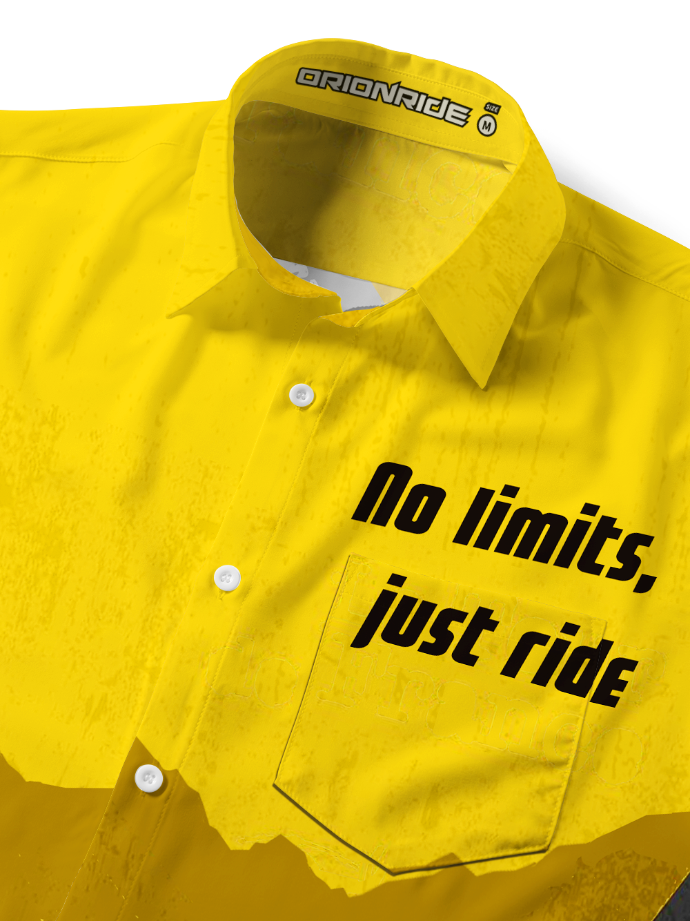Orionride No Limits Just Ride Zipper Pockets Ultra Lightweight Short Sleeves Gravel Shirt