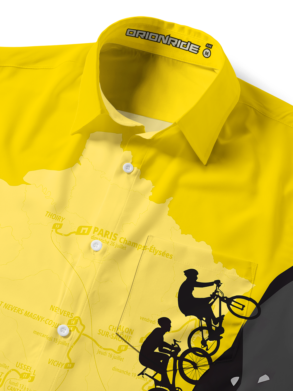 Orionride Sprint Posture Zipper Pockets Ultra Lightweight Short Sleeves Gravel Shirt