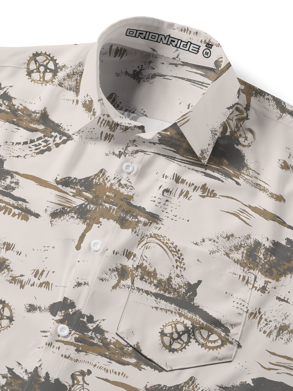 Orionride Rough Ride Zipper Pockets Ultra Lightweight Short Sleeves Gravel Shirt
